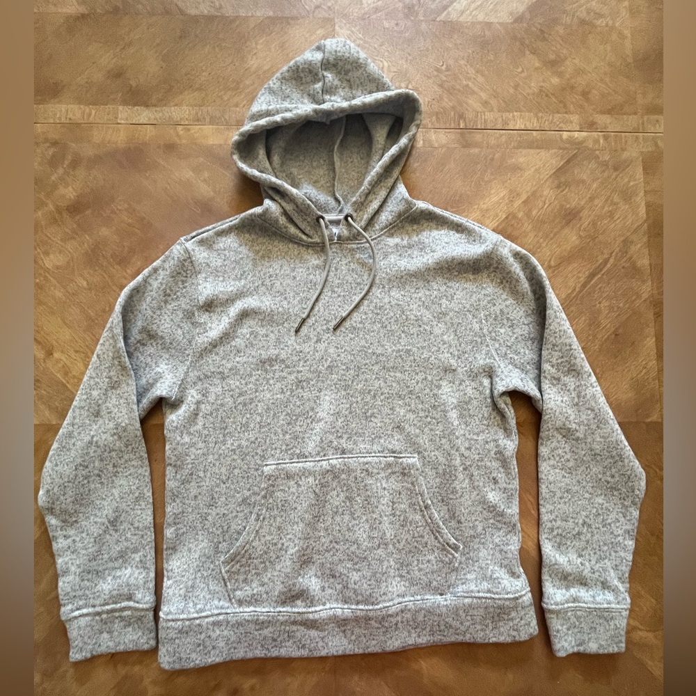 Marled Grey Hoodie - Old Navy - Kangaroo Pocket - Medium